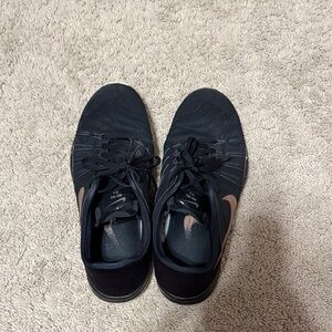 Nike Black and Bronze Men's Sneakers